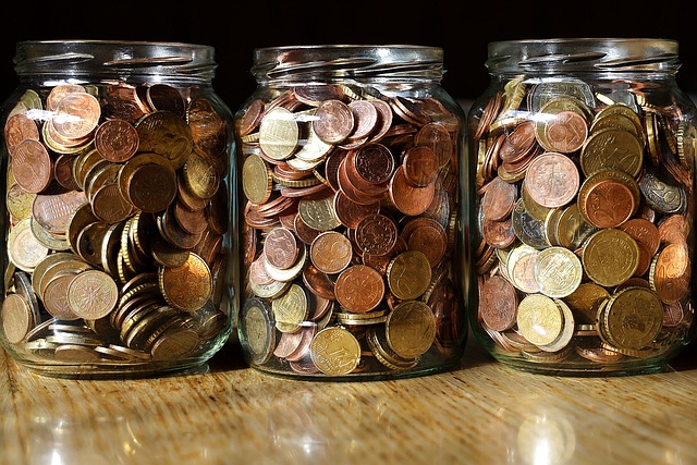 Jars of money