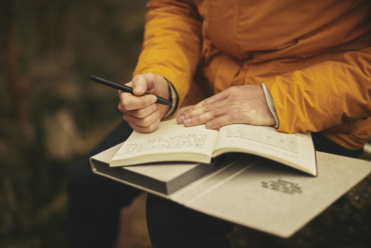 writing in diary